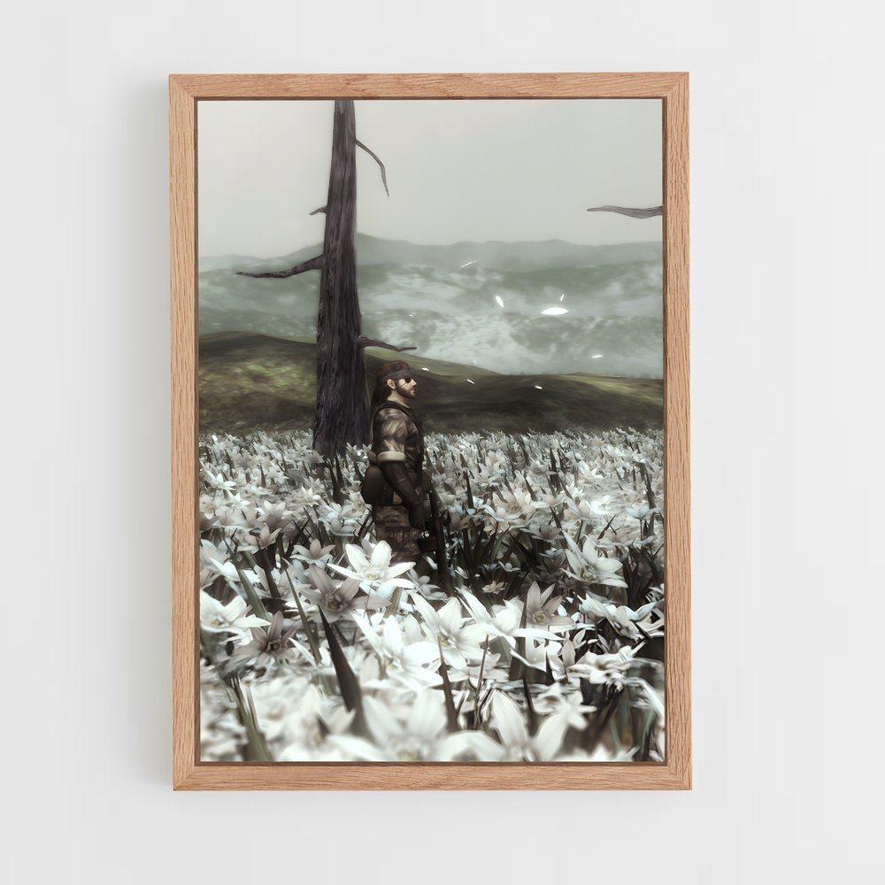 Poster Serpent des Fleurs – affiche Metal gear solid (vue 4)